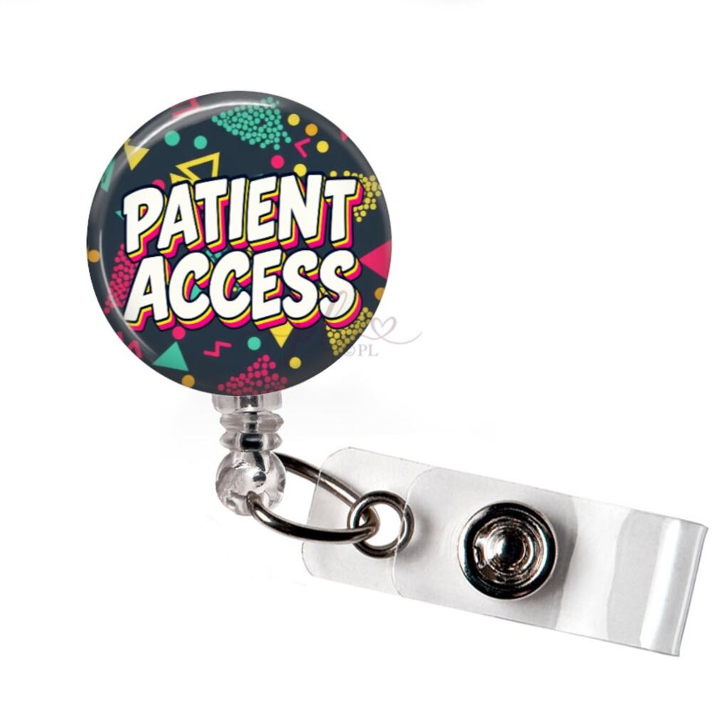 Patient Access Badge Reel Hospital Registration Representative ID Holder Gift